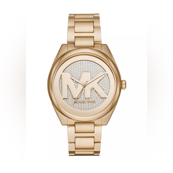 Women's Janelle Gold-Tone Stainless Steel Bracelet Watch - Picture 1 of 6